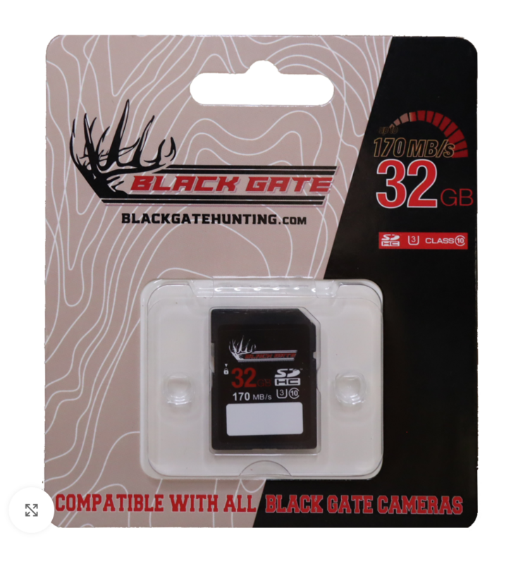 BLACK GATE SD CARD 32 GB (NEW CARD)