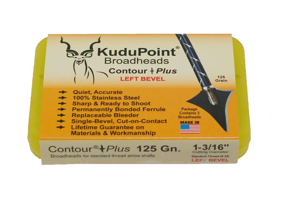KUDU POINT CONTOUR PLUS 125GR LEFT BEVEL