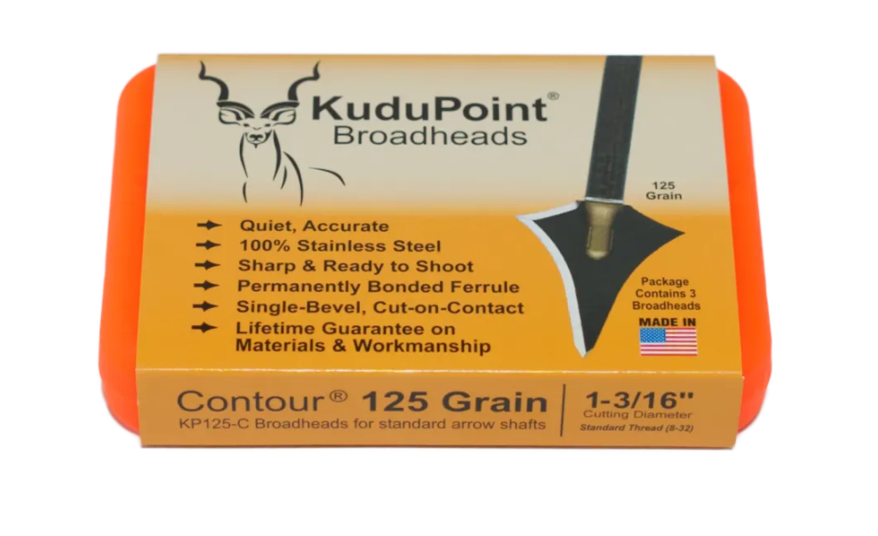 KUDU POINT CONTOUR PLUS 125GR RIGHT BEVEL