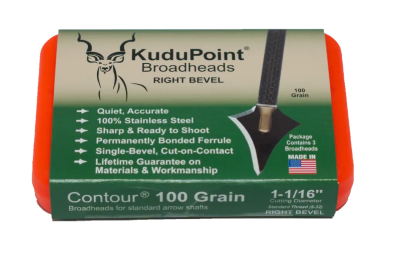 KUDU POINT CONTOUR PLUS 100GR RIGHT BEVEL