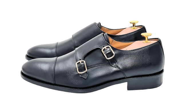 Zapato Mocasin Doble Hebilla Florentic 7709 NEGRO