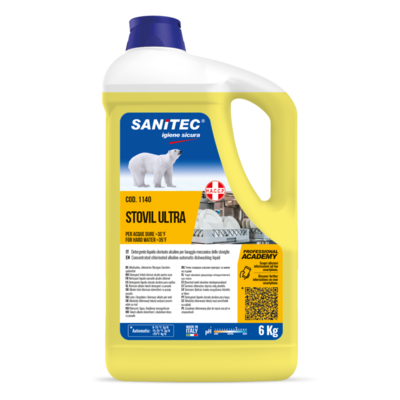 Detergente per lavastoviglie Stovil Ultra per acque dure