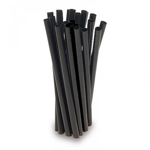 CANNUCCE DRITTE NERE RIUTILIZZABILI  21 CM 1000 PEZZI