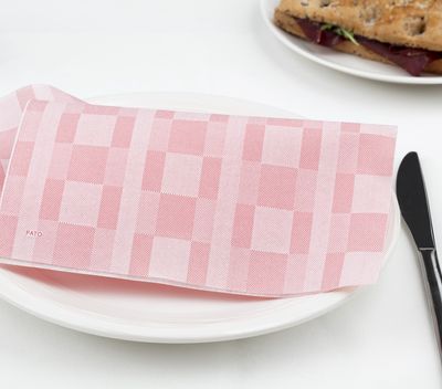 TOVAGLIOLO CARTA A SECCO 40X40 TARTAN ROSSO 50 PZ TOVAGLIOLO CARTA A SECCO 40X40 TARTAN ROSSO 50 PZ