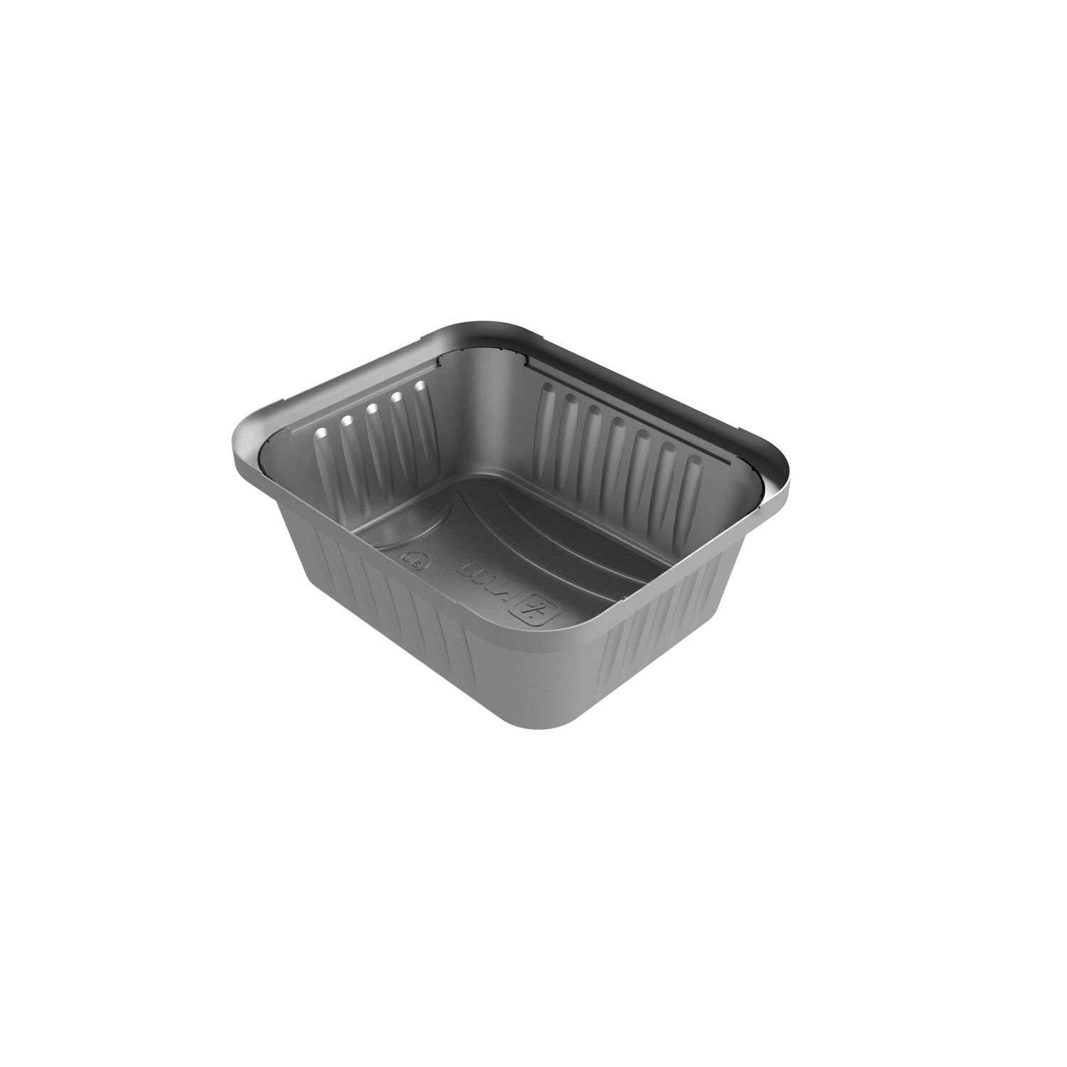 VASCHETTE DI  ALLUMINIO KITO  1 PORZIONE BORDO L 50 PEZZI