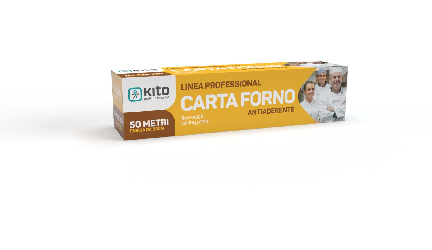 ROTOLO CARTA FORNO PROFESSIONALE 50 METRI KITO