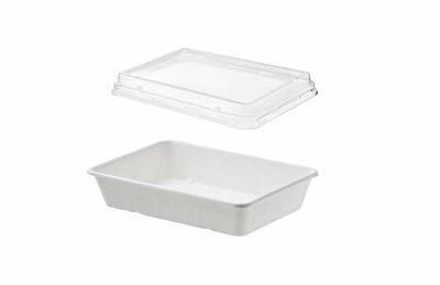 COPERCHIO RPET  PER VASCHETTA FONDO RETTANGOLARE 800 ML (50 PEZZI)