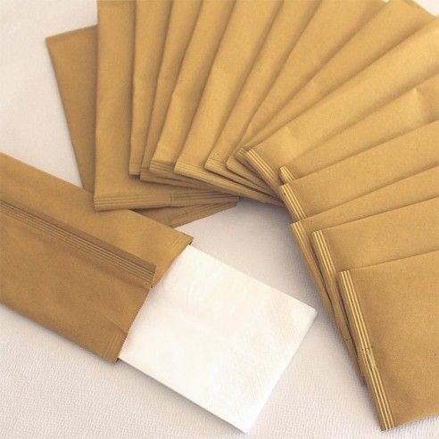 BUSTE PORTAPOSATE IN CARTA PAGLIA + TOVAGLIOLO 1000 PEZZI