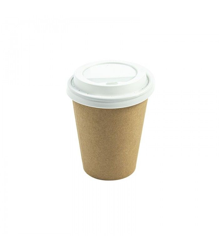 COPERCHIO CON FORO PER BICCHIERE DI CARTA 250 ML - 1000 PEZZI