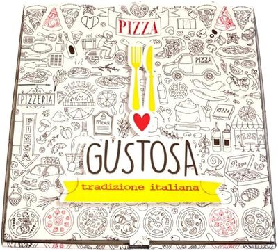 CONTENITORE PIZZA BIANCO AM 33X33 - 100 PEZZI