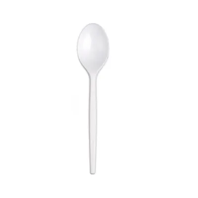 CUCCHIAIO IN PLASTICA BIANCA RIUTILIZZABILI  - 1200 PEZZI