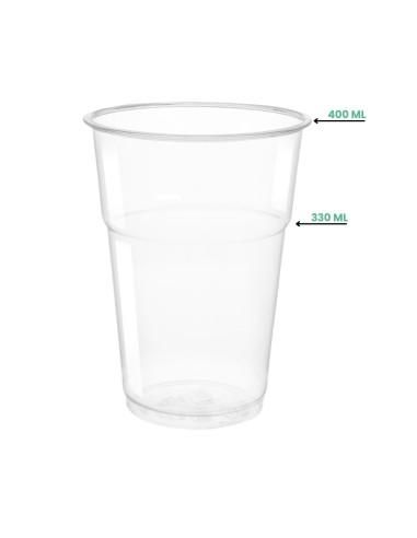 BICCHIERE CRISTAL BIODEGRADABILE E COMPOSTABILE ARISTEA  400cc  1000 PEZZI