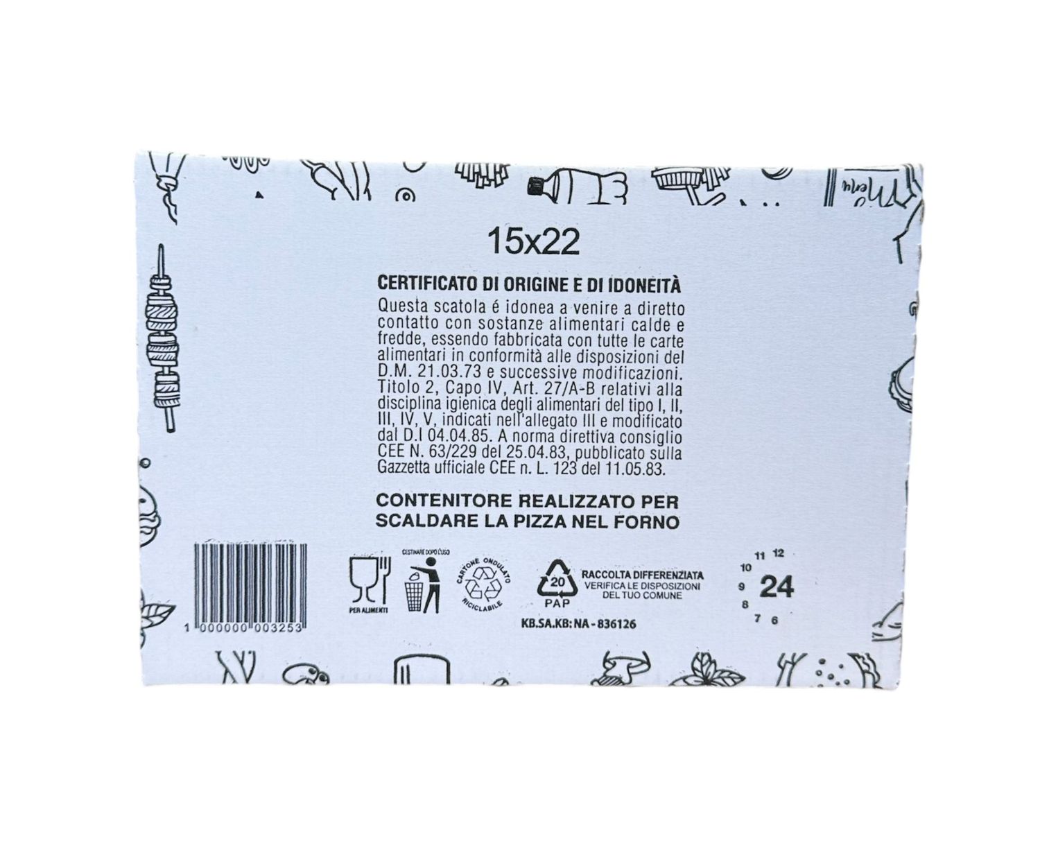 Scatole Per Fritti Take Away 15x22x8cm - Confezione Da 100 Pezzi, Cartone Alimentare Bianco - Foto 13