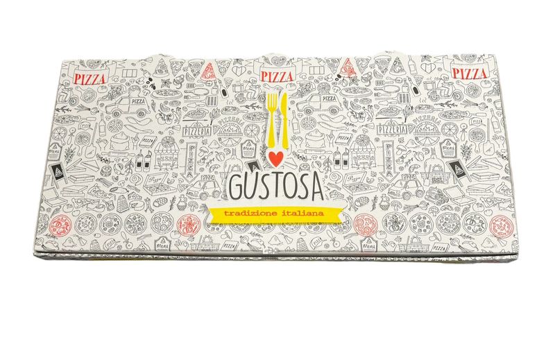 CONTENITORE PIZZA BIANCO AM 35X75 - 50 PEZZI