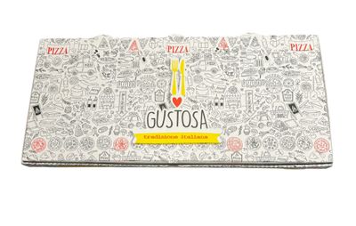 CONTENITORE PIZZA BIANCO AM 35X75 - 50 PEZZI
