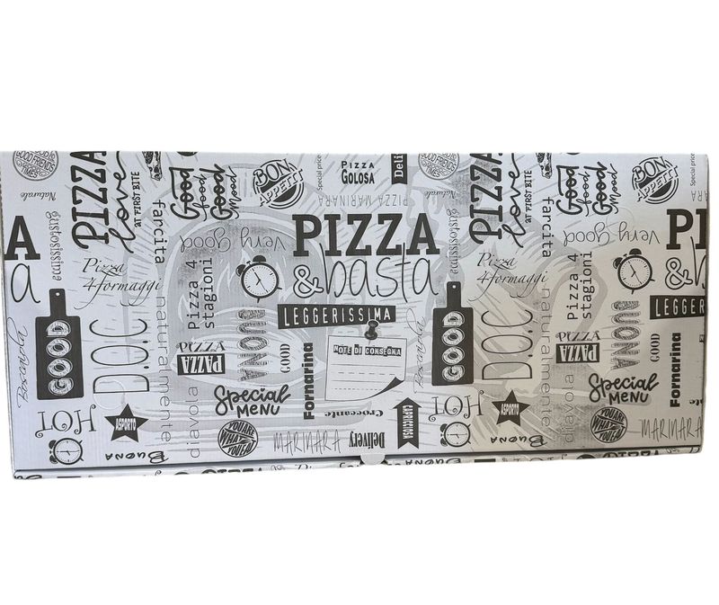 CONTENITORE PIZZA BIANCO IT 35X75 - 50 PEZZI