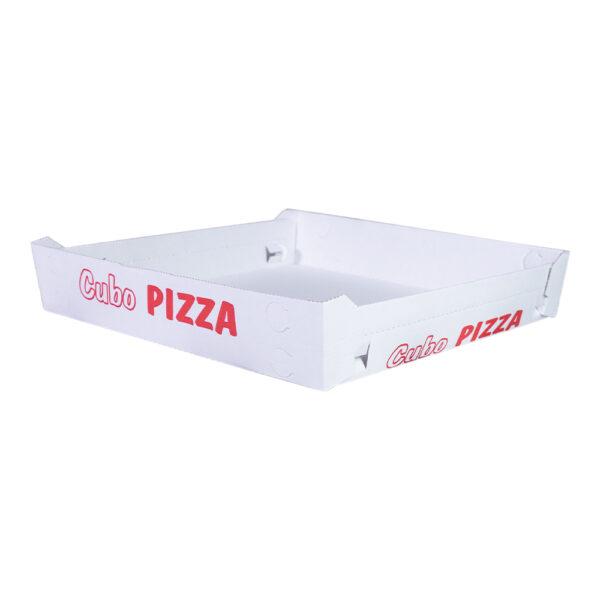 CONTENITORE CUBO PIZZA BIANCO 32X32  - 190 PEZZI