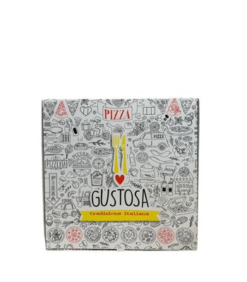 CONTENITORE PIZZA BIANCO AM 45x45- 50 PEZZI