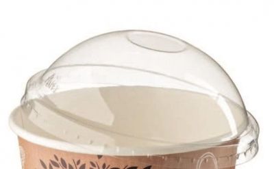 COPERCHIO IN PET TRASPARENTE PER COPPETTA 580 ML - 100 PEZZI