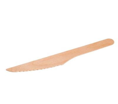 COLTELLO IN LEGNO DI BETULLA 16cm - 100 PEZZI