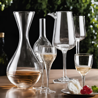 Bicchieri e caraffe in policarbonato