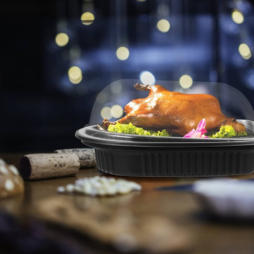 CHICKEN BOX - CONTENITORE POLLO + COPERCHIO IN OPS-  50PZ