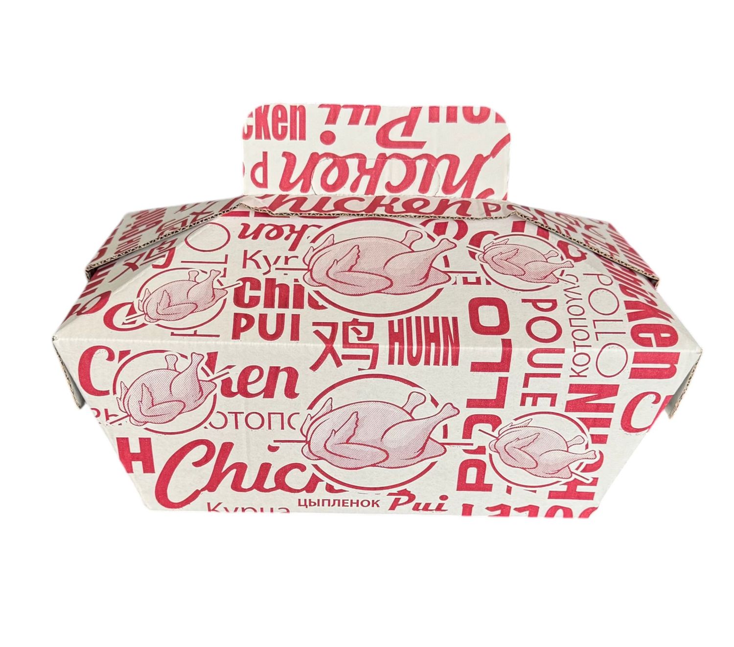 BOX POLLO CON INTERNO IN ALLUMINIO, 80 PEZZI