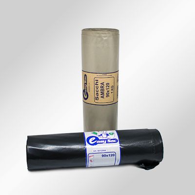 SACCHI PER RIFIUTI A ROTOLI  NERI/AMBRA (25 ROTOLI)