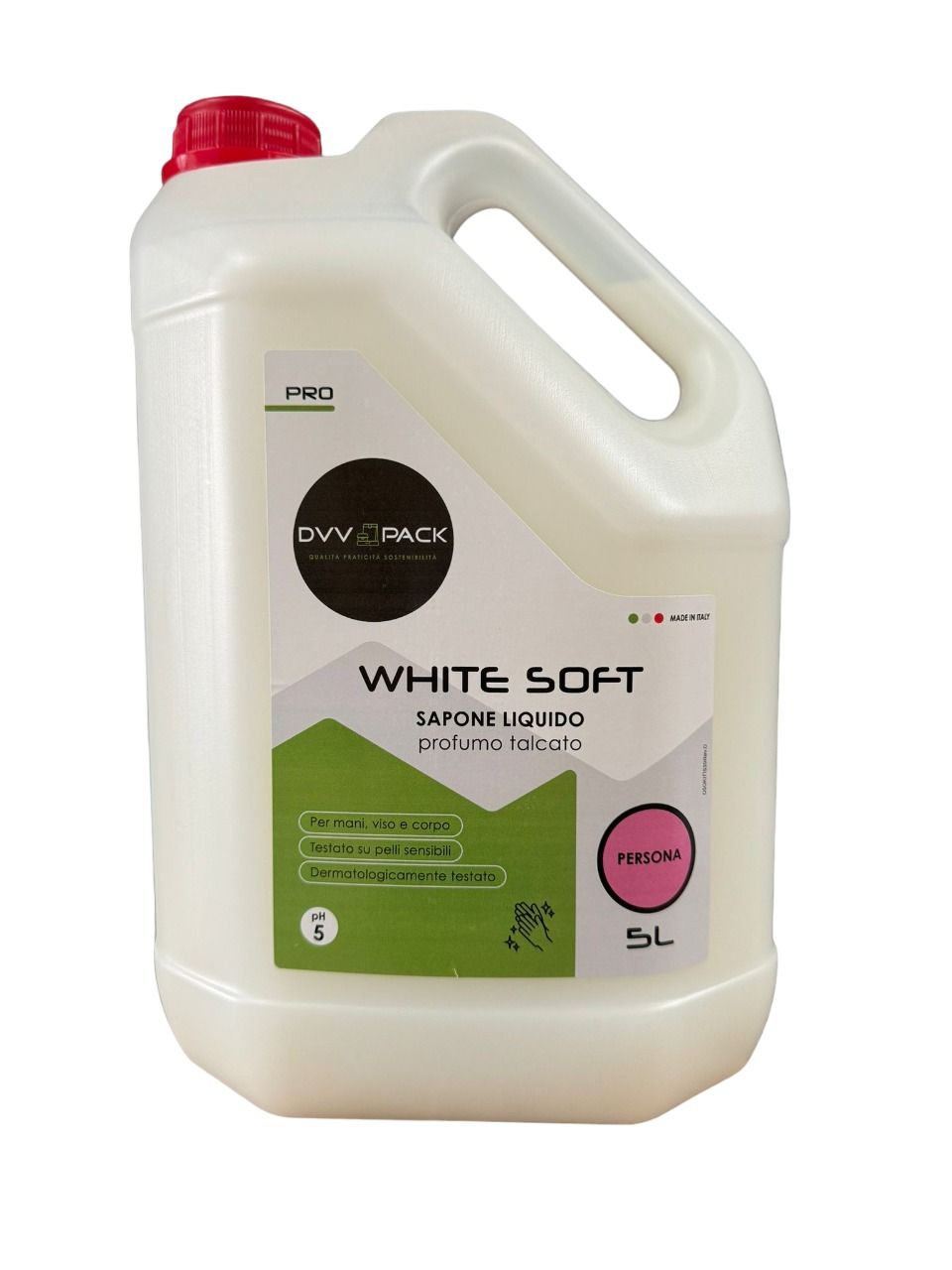 DETERGENTE MANI TALCATO WHITE SOFT