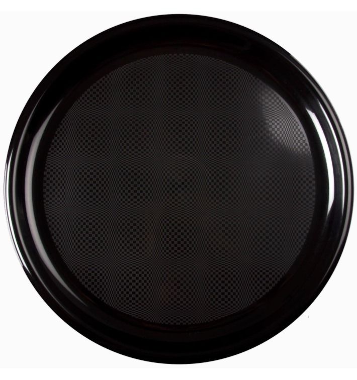 PIATTO PIZZA IN PP NERO 350MM - 12PZ