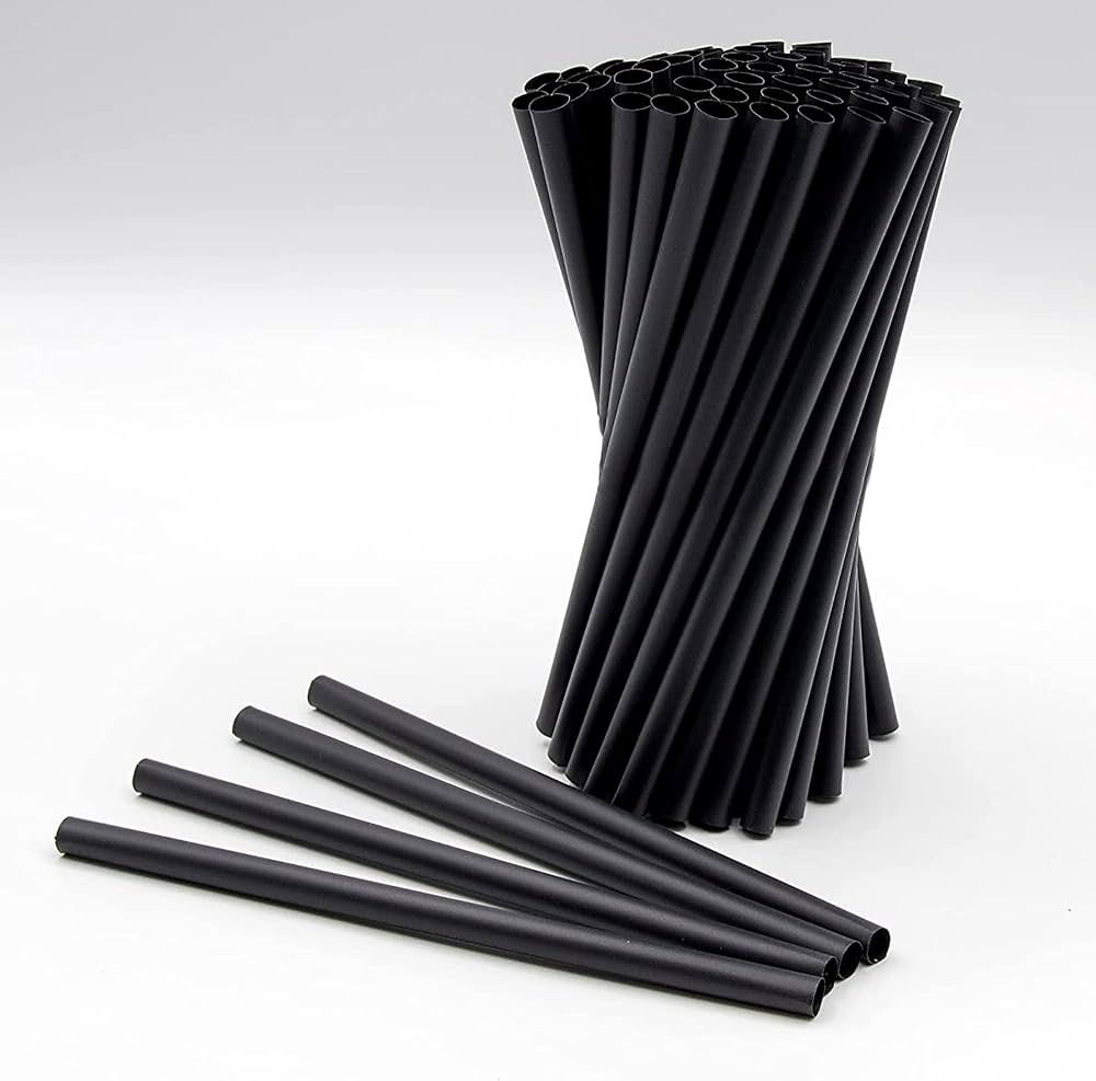 CANNUCCE DRITTE NERE RIUTILIZZABILI 13 CM - 1000 PEZZI