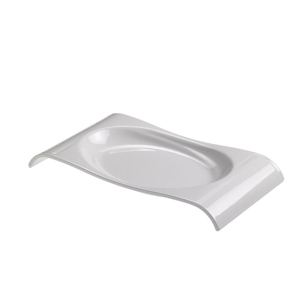 PIATTO SOSPESO MELAMINA LE PERLE CM 33X18