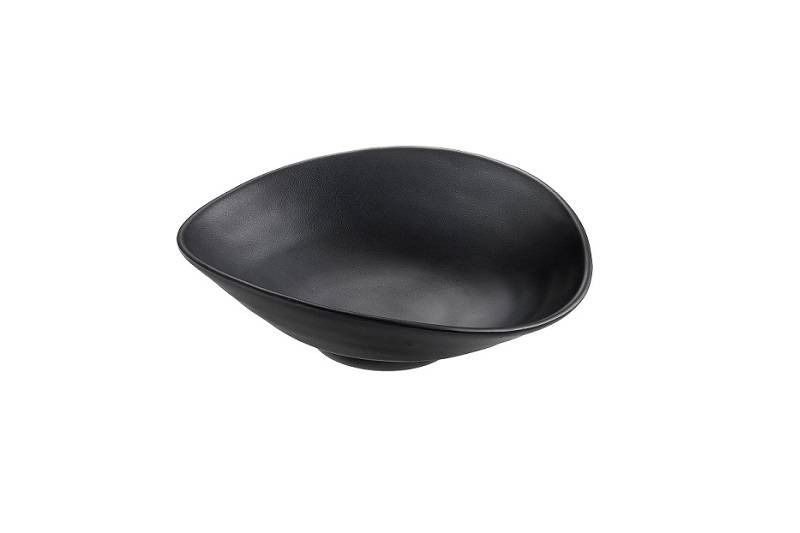 COPPETTA NERA MELAMINA LE PERLE 18X15X5.5CM