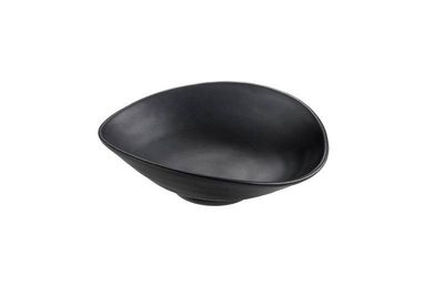 COPPETTA NERA MELAMINA LE PERLE 18X15X5.5CM