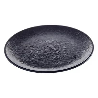 VASSOIO TONDO MELAMINA NERO MAYA Ø 39,7X H3,4