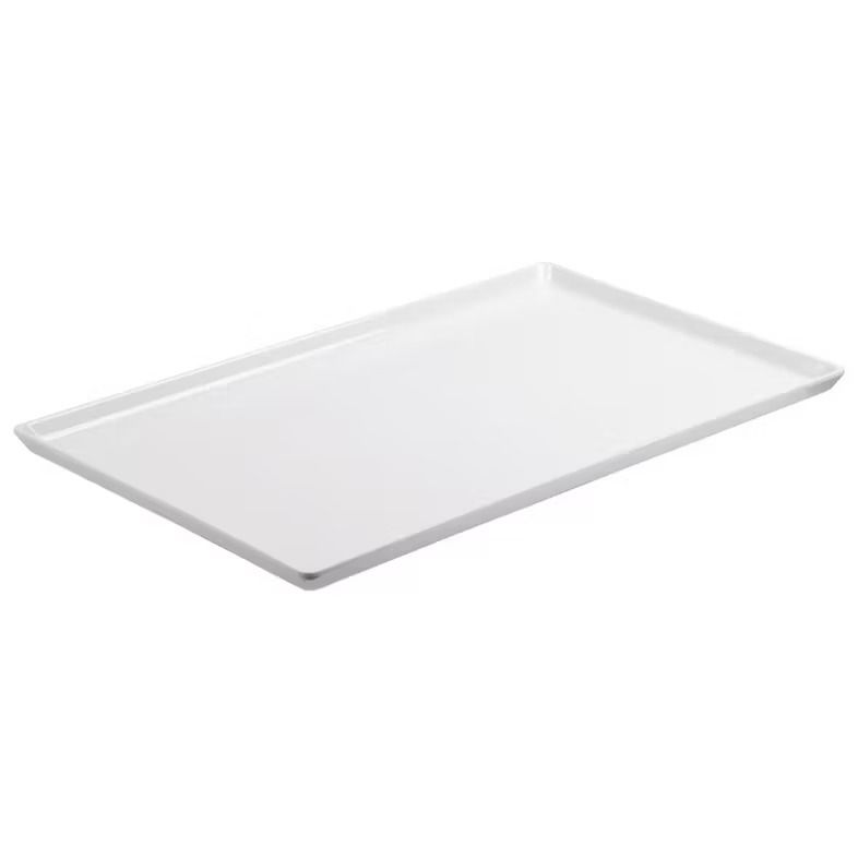 VASSOIO BIANCO RETTANGOLARE MELAMINA SNOW