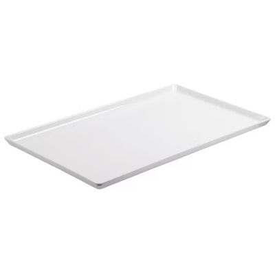 VASSOIO BIANCO RETTANGOLARE MELAMINA SNOW