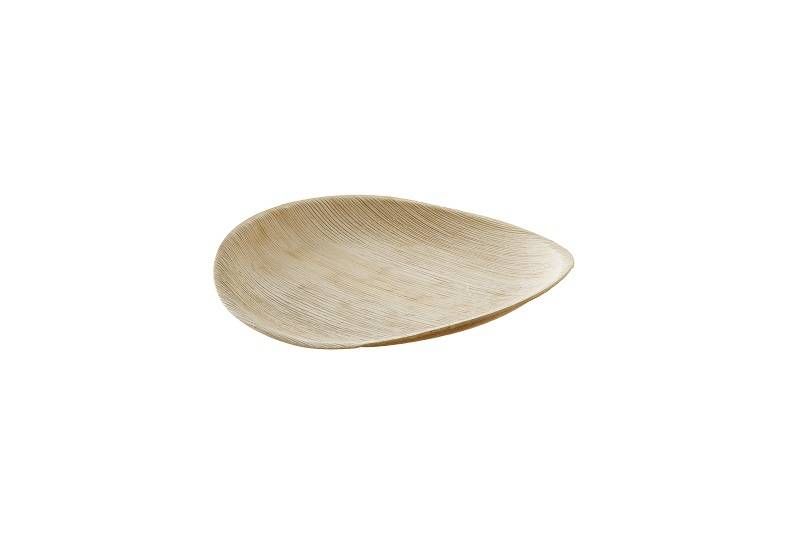 PIATTO ROTONDO IN FOGLIA DI PALMA Ø26 CM - 12PZ