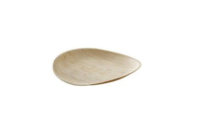 PIATTO ROTONDO IN FOGLIA DI PALMA Ø26 CM - 12PZ
