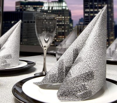 Tovaglia 100X100in carta a secco Fato Lucart 50 pezzi SKYLINE