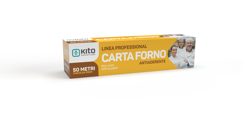 ROTOLO CARTA FORNO PROFESSIONALE 50 METRI KITO