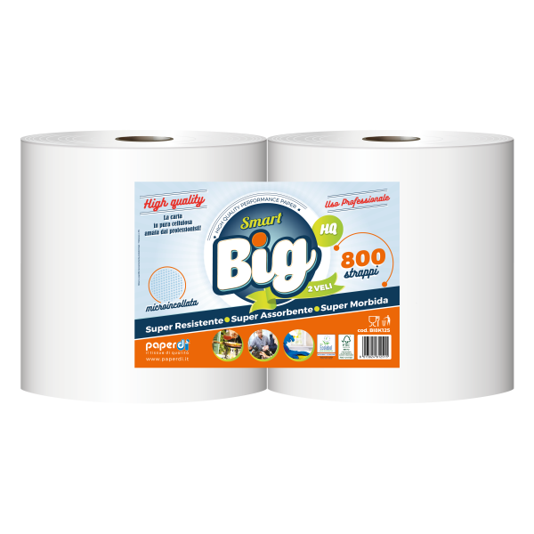 BOBINA SMART BIG 2 VELI 800 STRAPPI - 2 ROTOLI