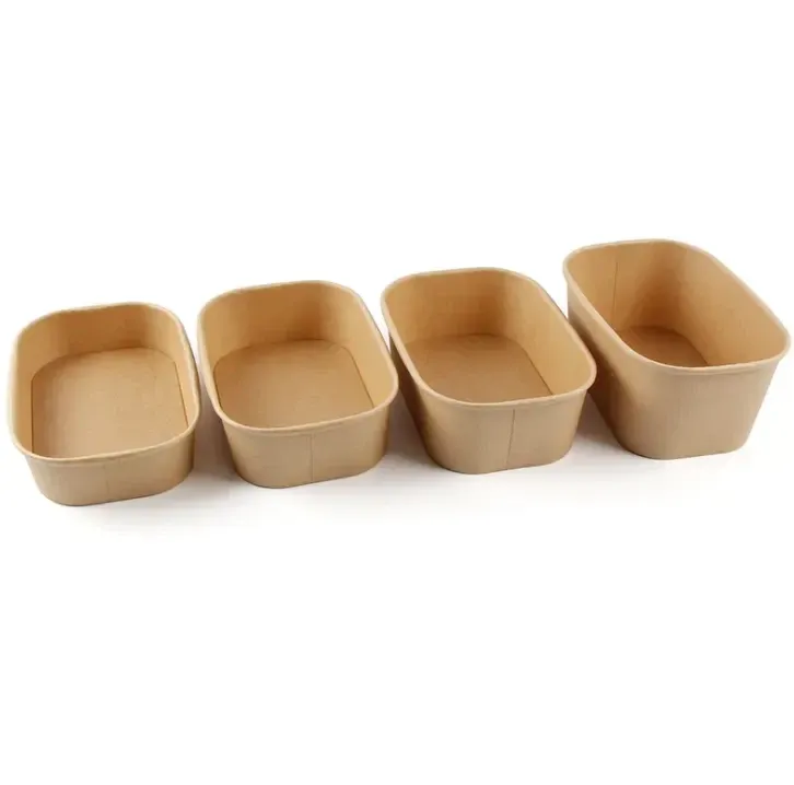 INSALATIERA RETTANGOLARE AVANA + PP - 50 PEZZI