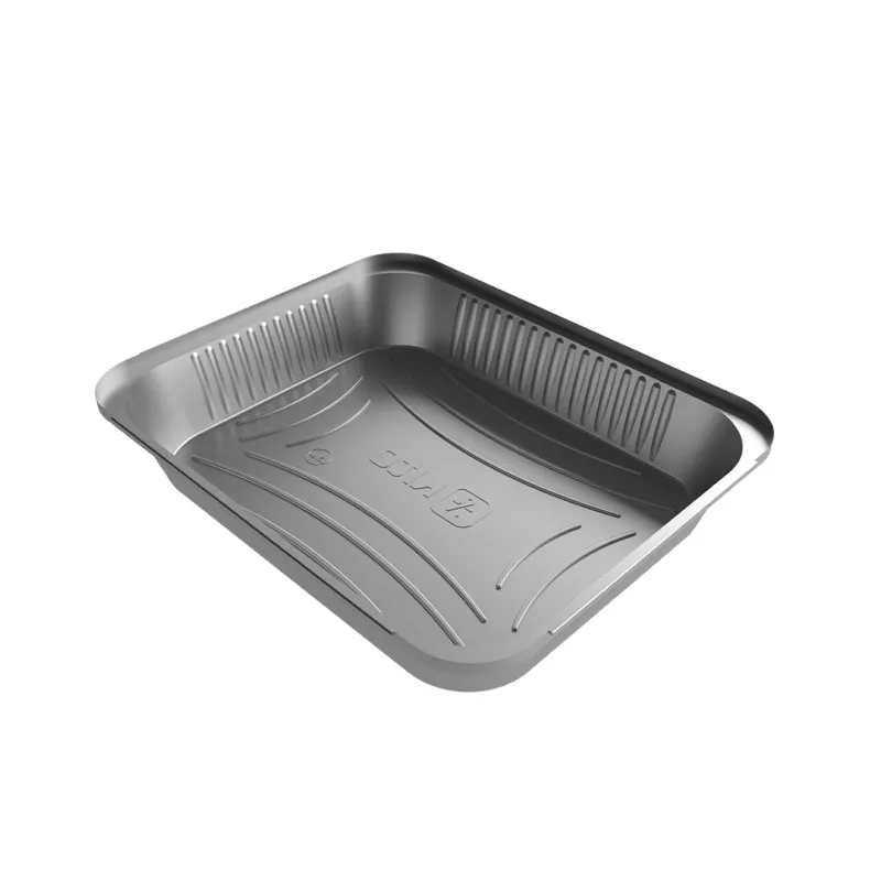 VASCHETTE DI ALLUMINIO KITO 8 PORZIONI BORDO L 50 PEZZI