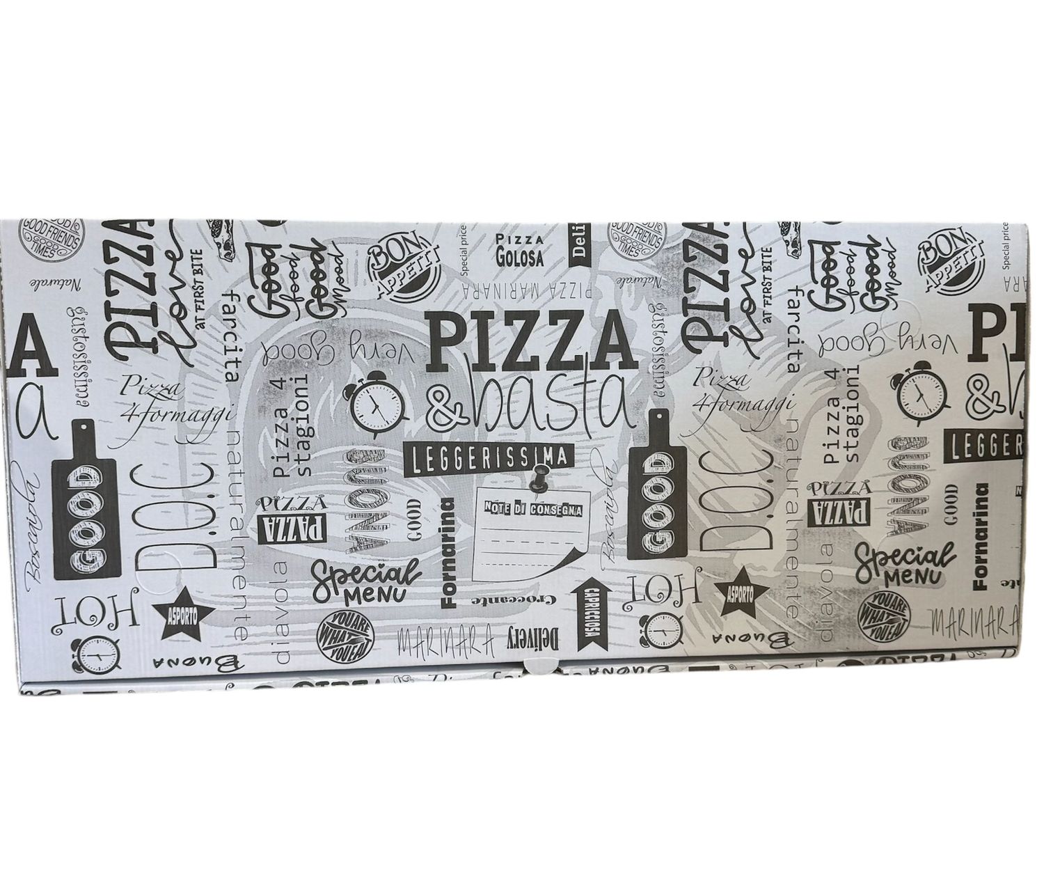 CONTENITORE PIZZA AM 35x75 - 50 PEZZI CONTENITORE PIZZA AM 35x75 - 50 PEZZI