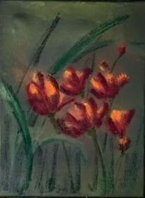 Glowing Tulips