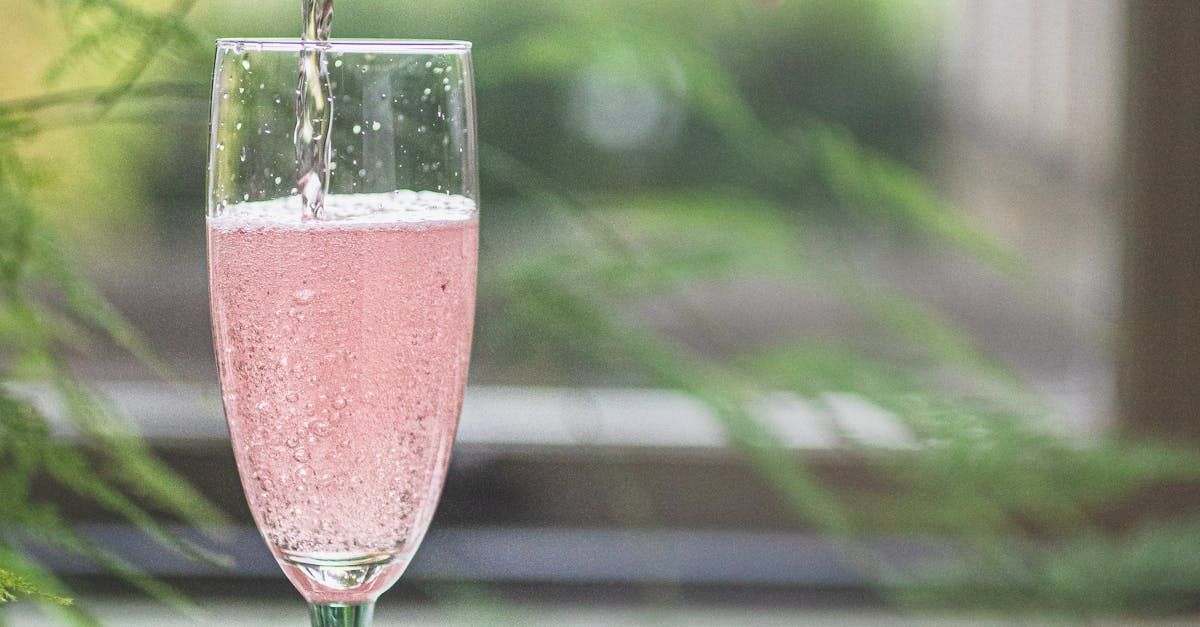 Glass of pink lemonade