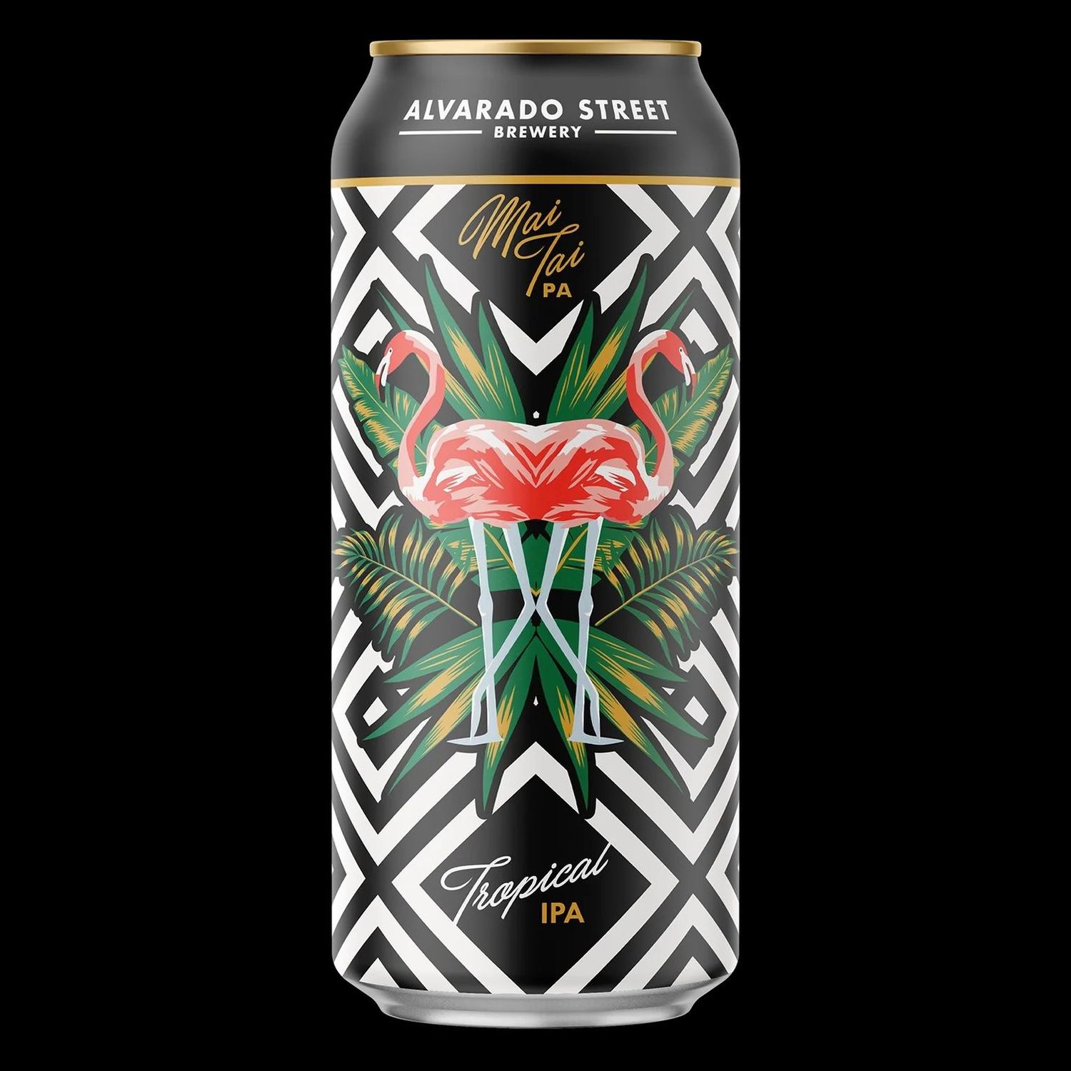Canned beer with artwork 