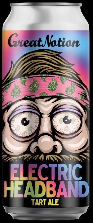 Canned Beer with Artwork on it showing a man's face