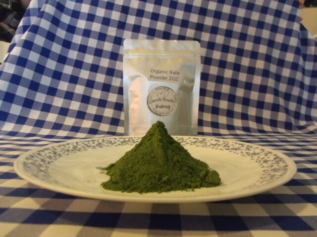 Freeze-Dried Organic Kale Powder 2 oz. Per Package